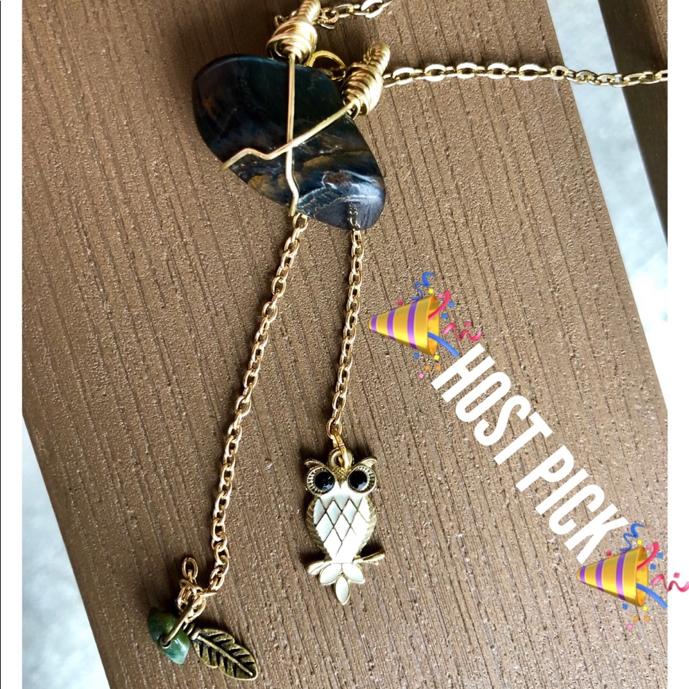 🎉HP🎉 Blue Tiger's Eye Handmade Necklace!